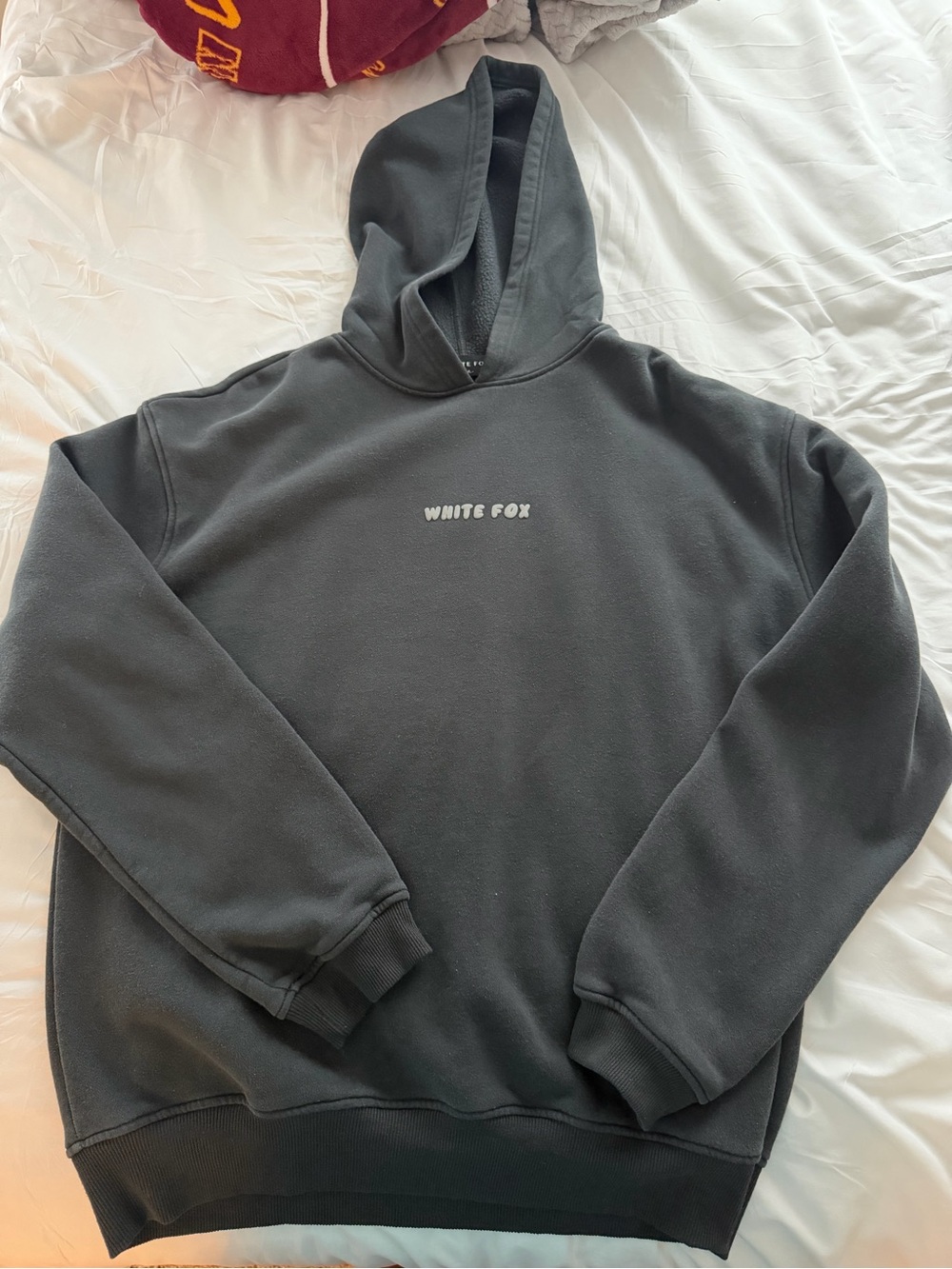 White Fox Hooded Sweatshirt